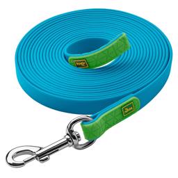 Hunter Convenience Gummi Spor Line Til Hund 5 Meter 1,5mm Turkis